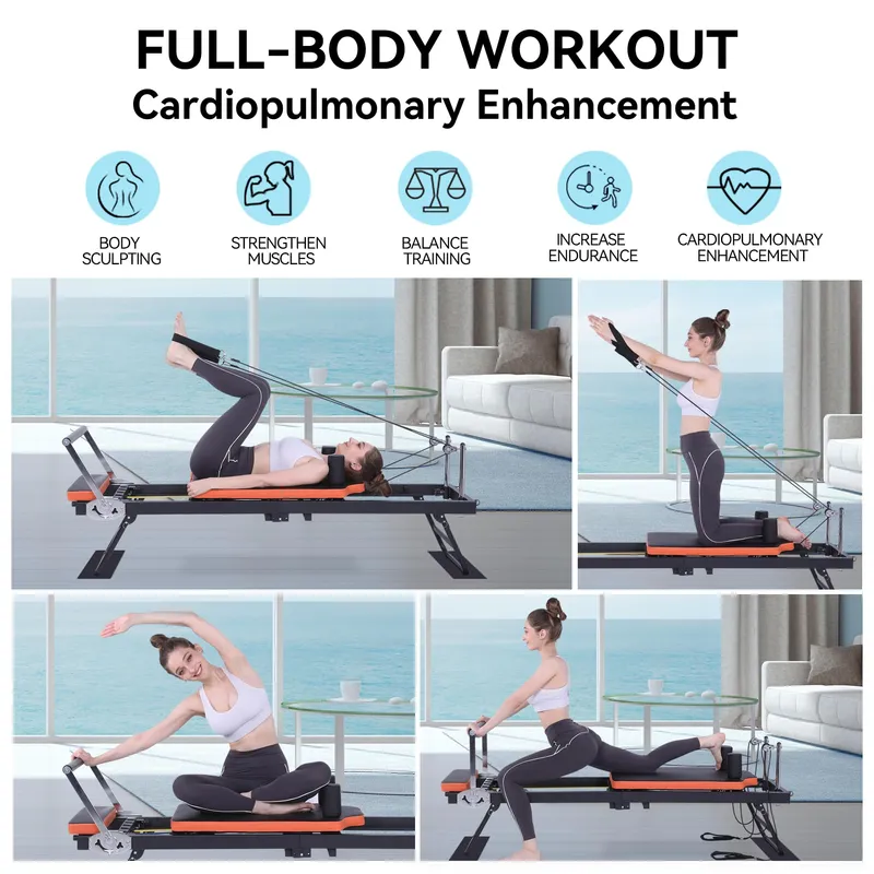 Dpiolrcag Foldable Pilates Machine & Equipment for Home